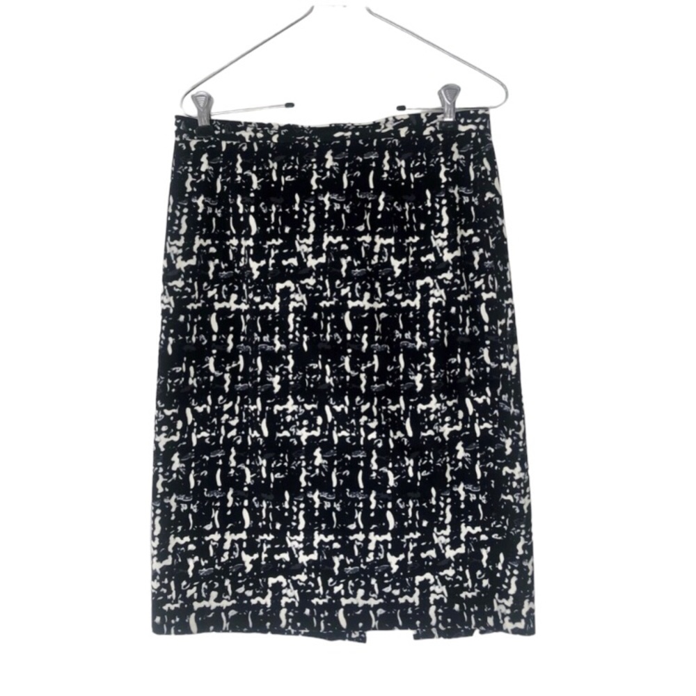 Michael Kors Black and White Pencil Skirt Size 4